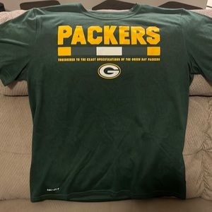 Men’s dri-fit Nike T-shirt, Green Bay Packers